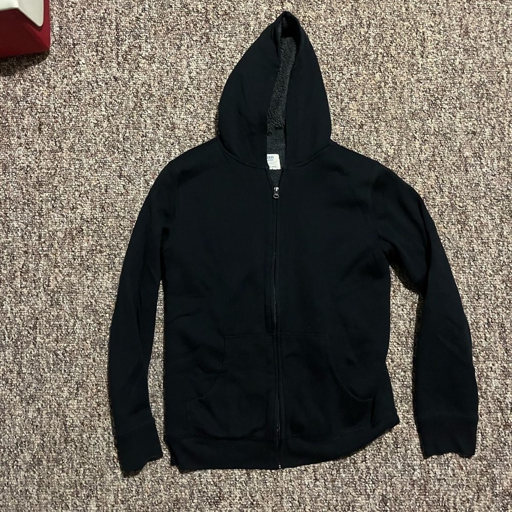Black soft jacket boys xl